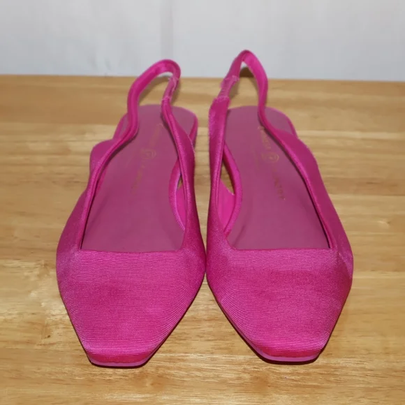 Chinese Laundry Hot Pink Pointed Slingback Flats. Size 6.5. - Picture 2 of 9